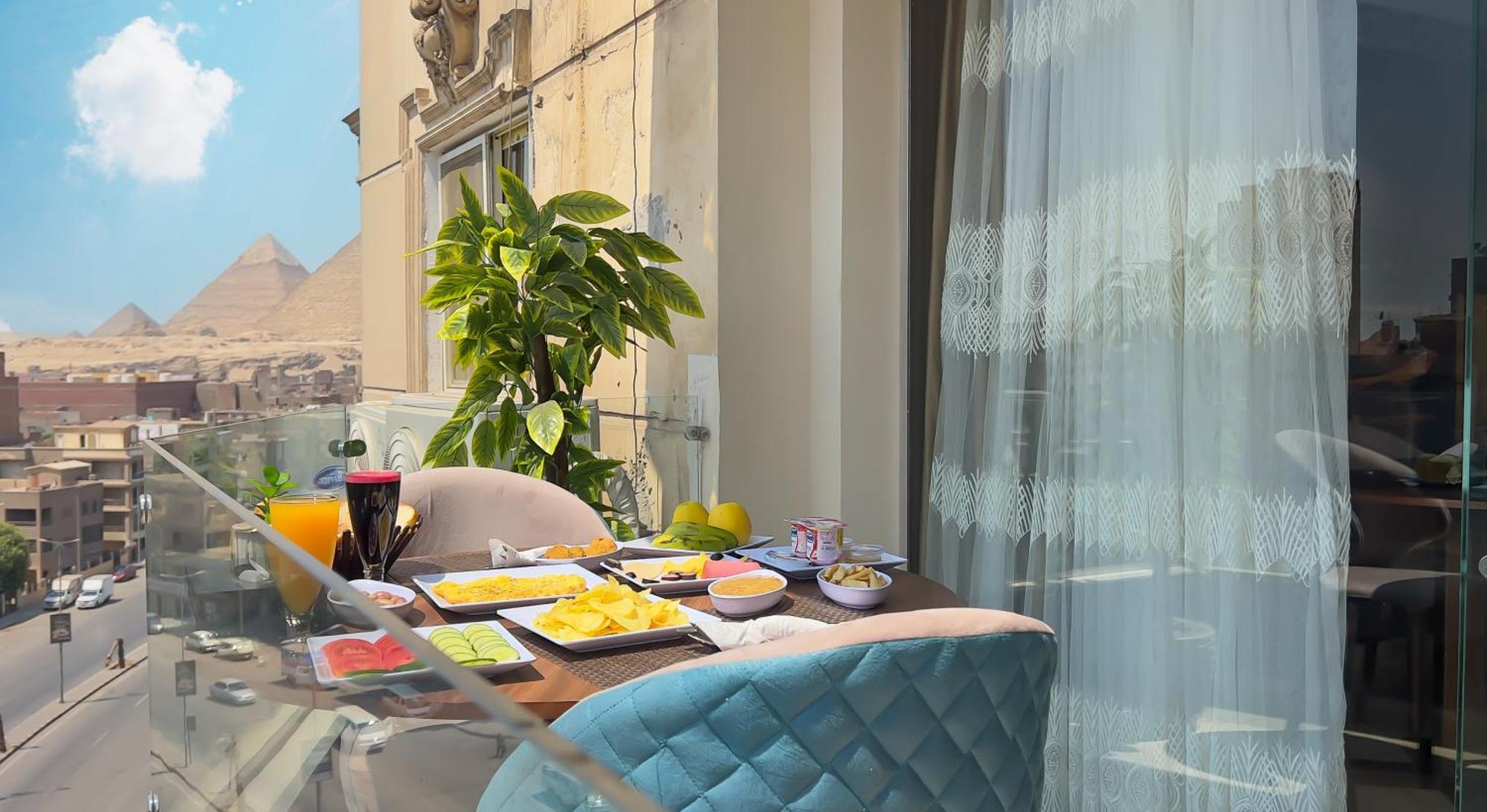 Imperial Pyramids Heights View Bed & Breakfast Nazlet el-Sîsi Екстериор снимка