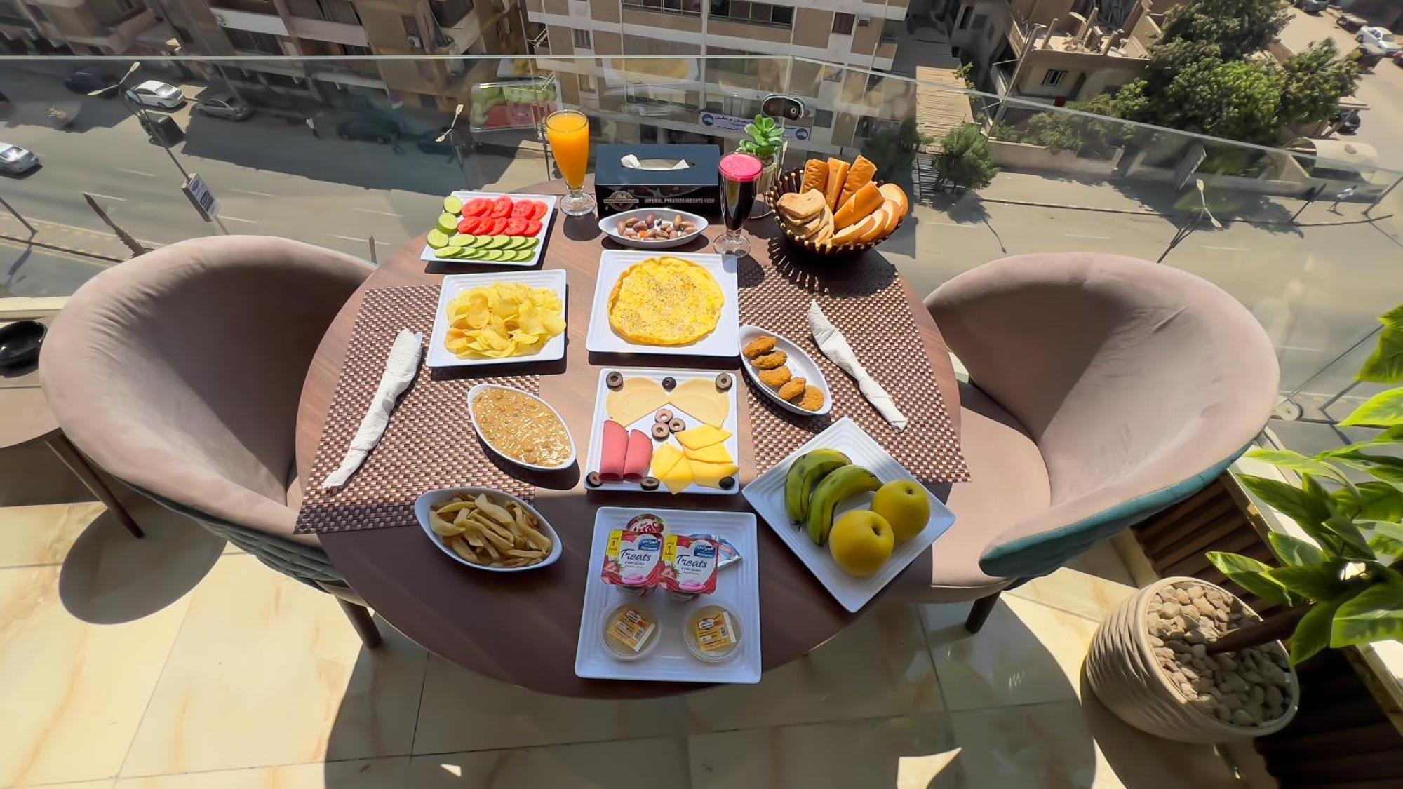 Imperial Pyramids Heights View Bed & Breakfast Nazlet el-Sîsi Екстериор снимка
