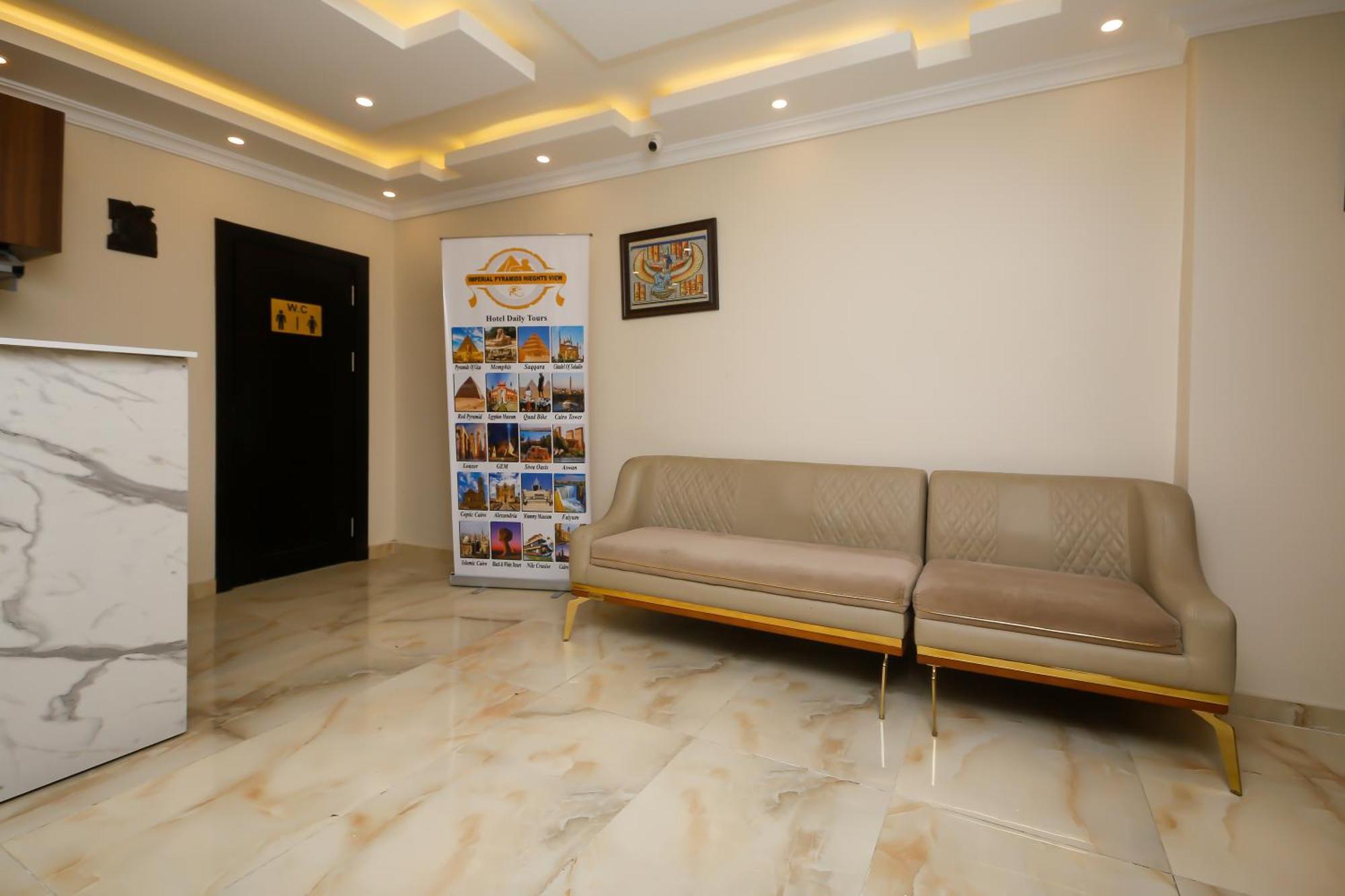 Imperial Pyramids Heights View Bed & Breakfast Nazlet el-Sîsi Екстериор снимка