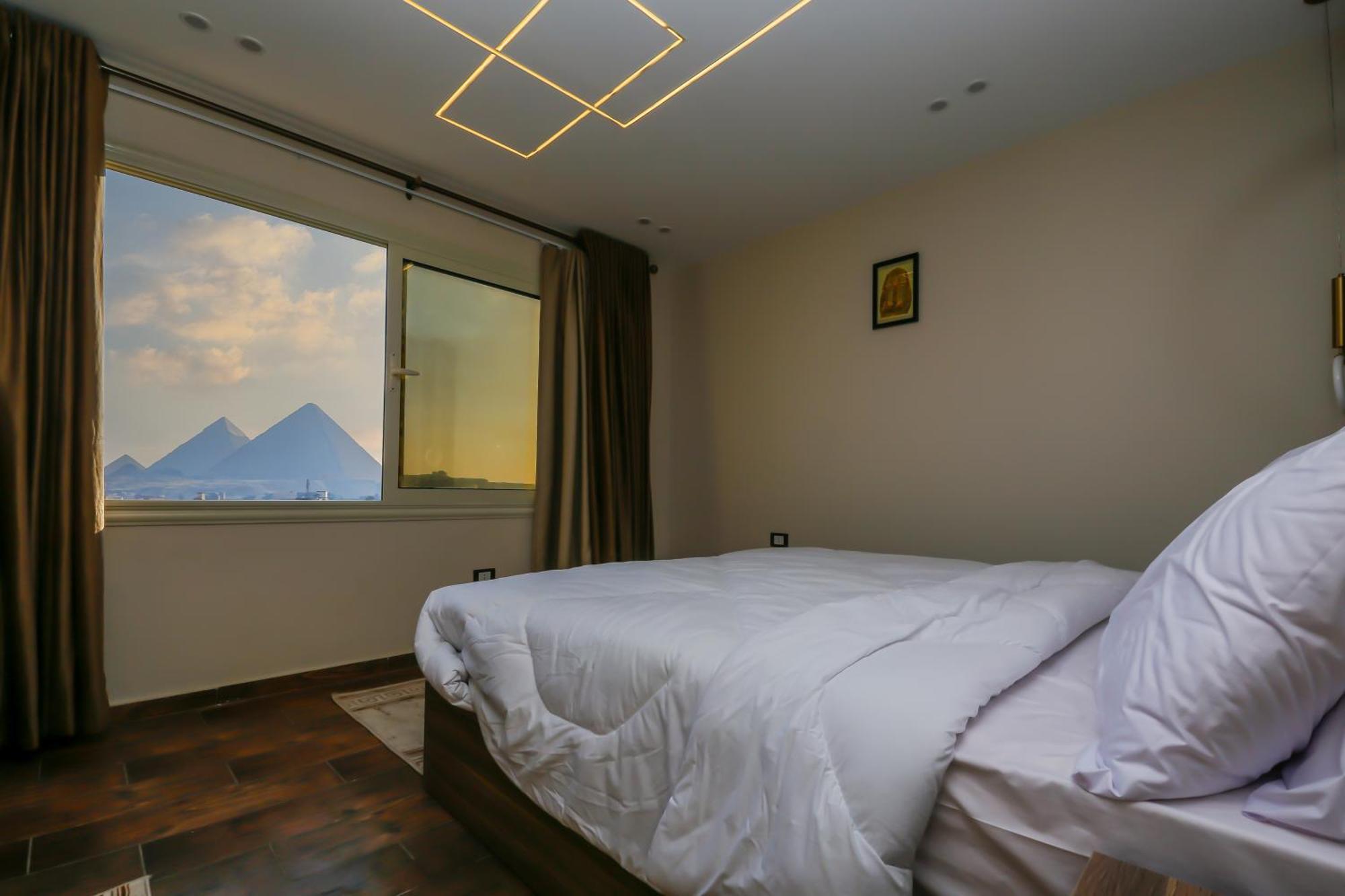 Imperial Pyramids Heights View Bed & Breakfast Nazlet el-Sîsi Екстериор снимка