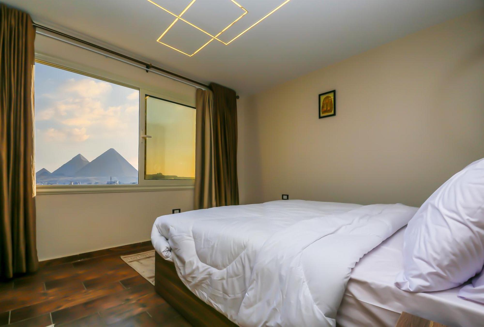 Imperial Pyramids Heights View Bed & Breakfast Nazlet el-Sîsi Екстериор снимка