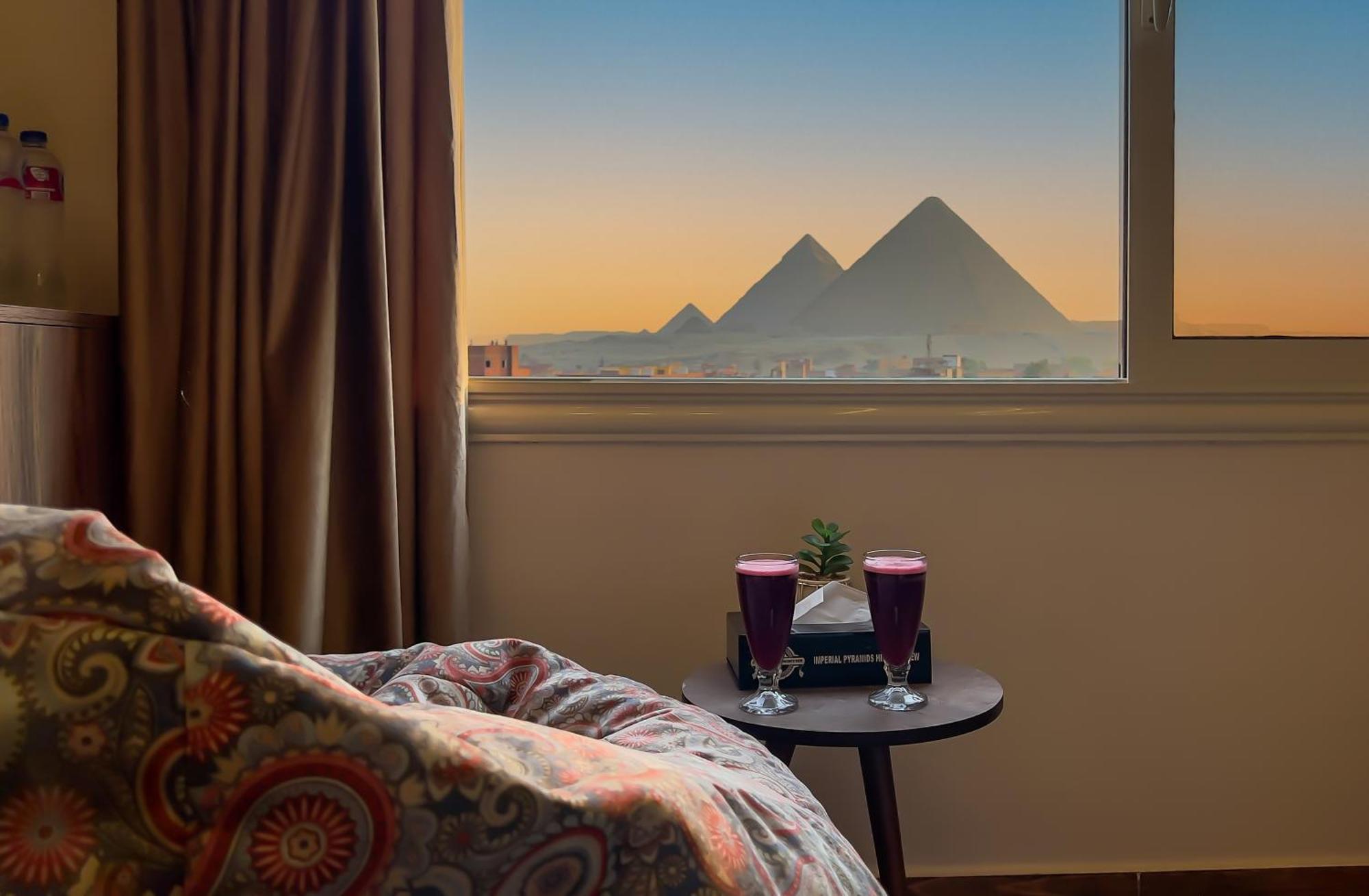 Imperial Pyramids Heights View Bed & Breakfast Nazlet el-Sîsi Екстериор снимка